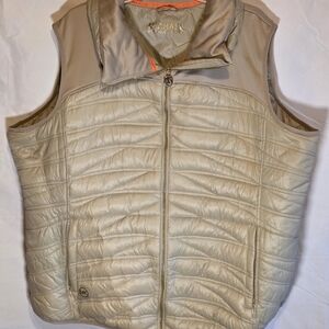Michael Kors Tan Quilted Jacket Womens 3X